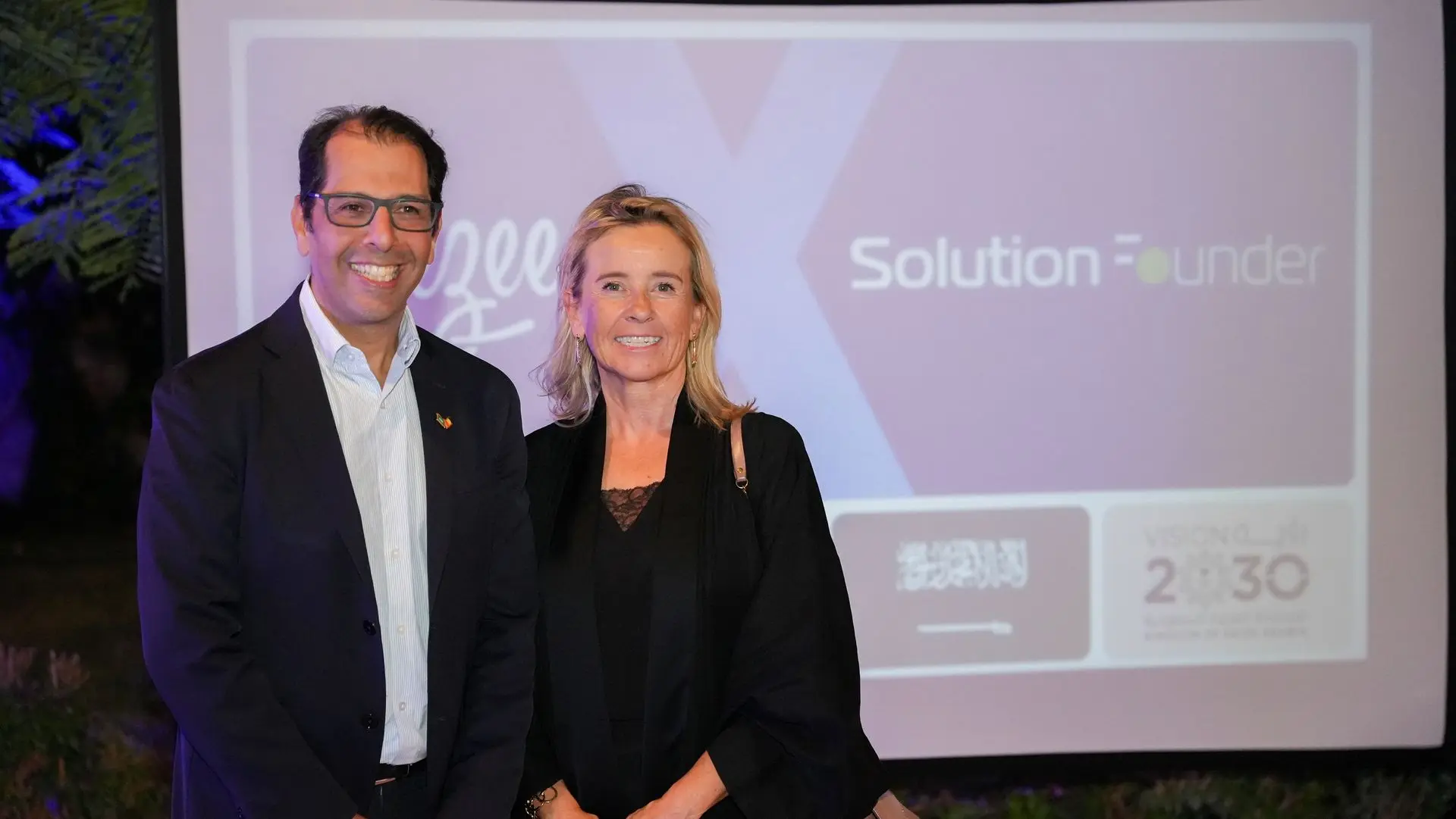 Solution Founder and Eezee Group leadership team during a press conference announcing the strategic partnership