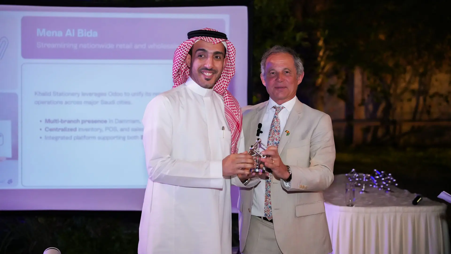 Solution Founder and Eezee Group leadership team during a press conference announcing the strategic partnership