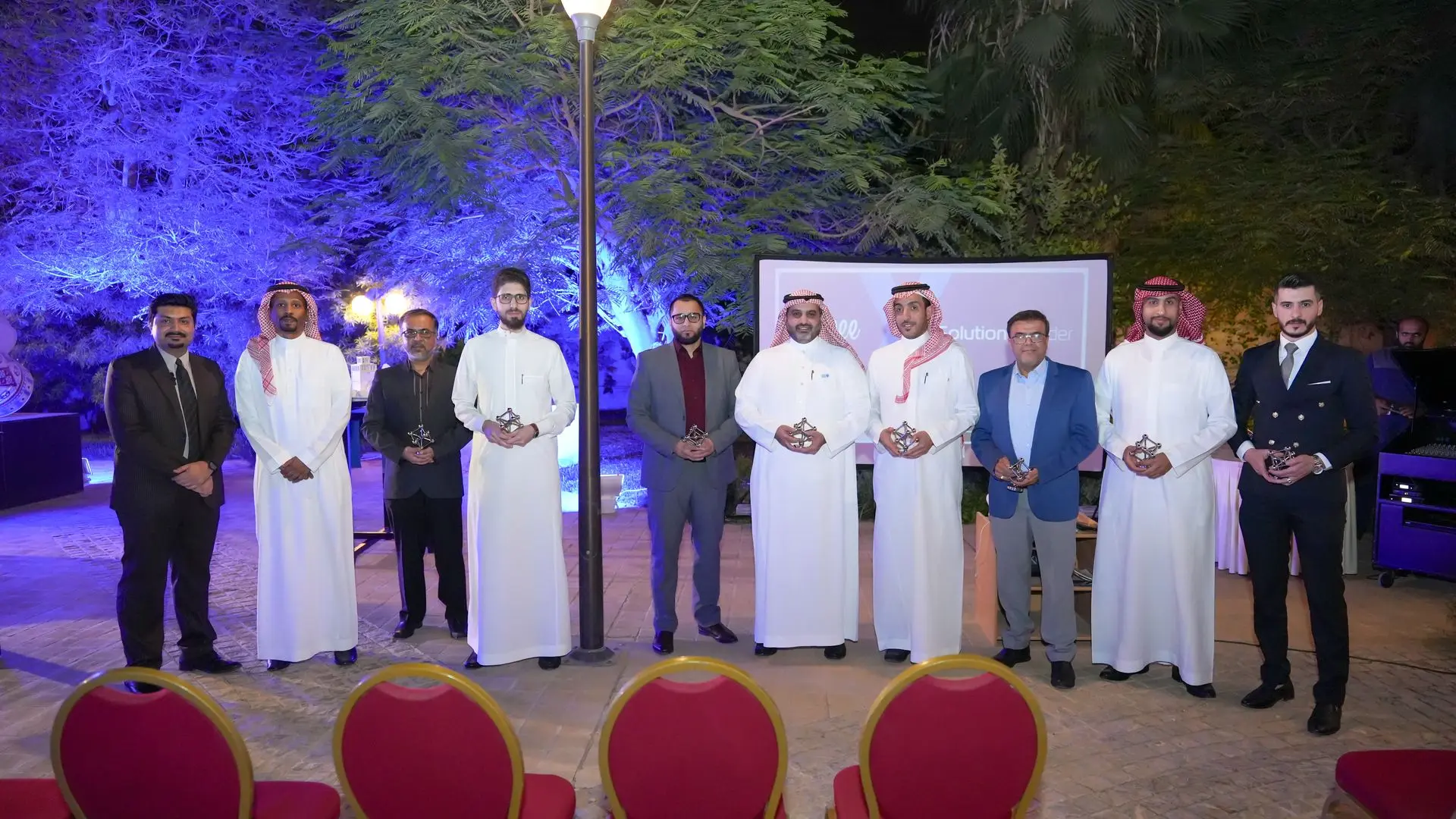 Solution Founder and Eezee Group leadership team during a press conference announcing the strategic partnership