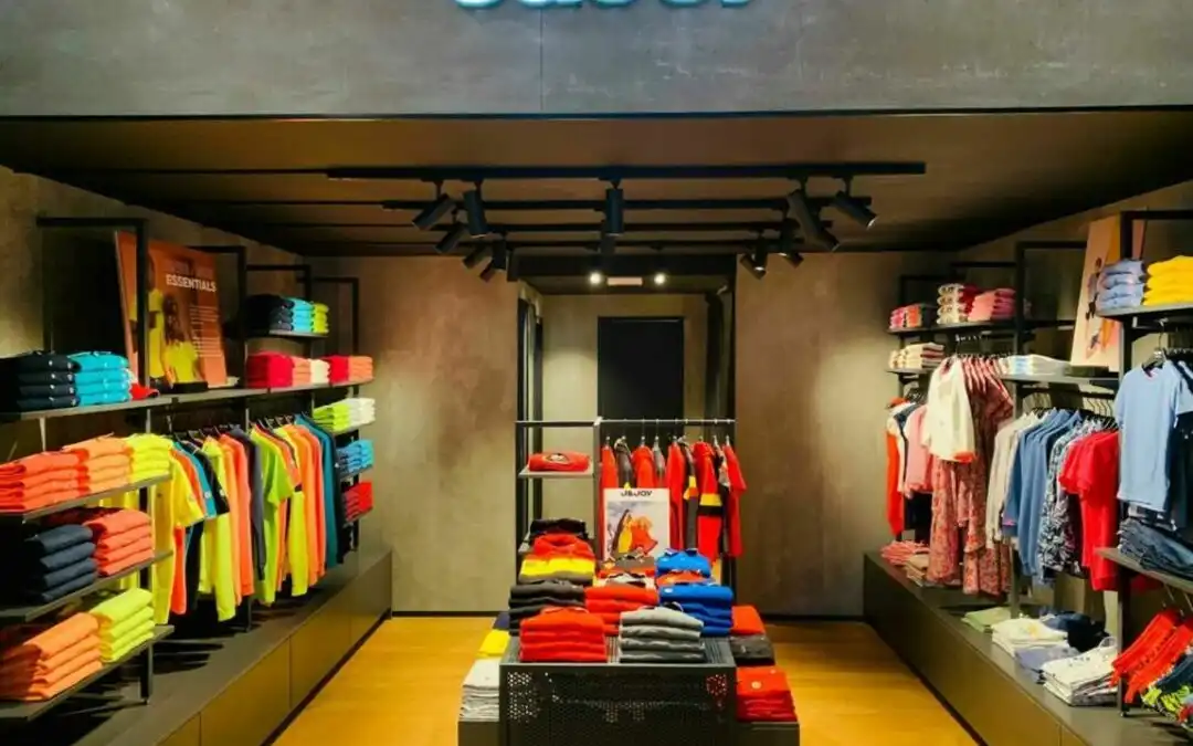 Fashion retail store illustrating efficient marketplace management