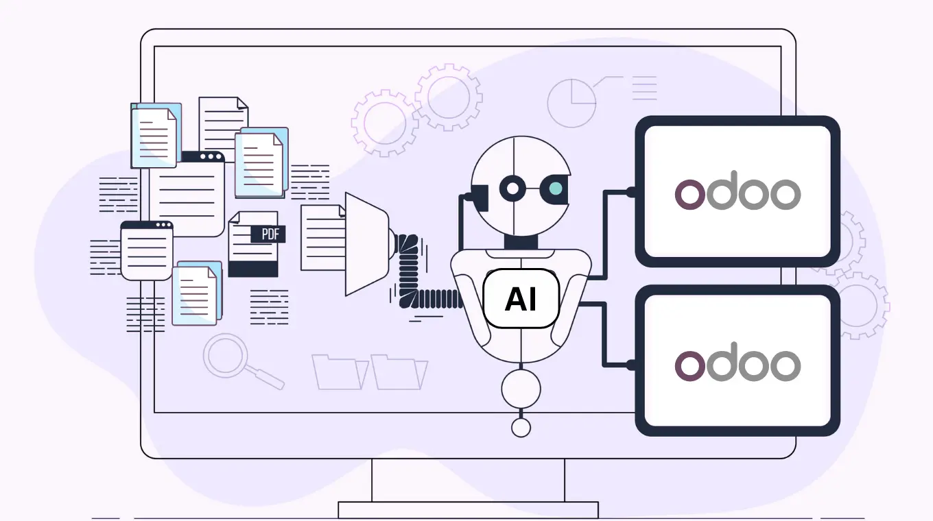 Comparison between Odoo's native AI and advanced AI solutions for businesses