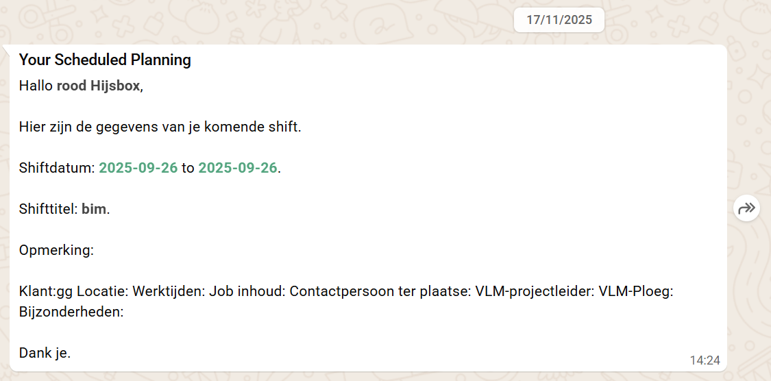 VLM Case Study | Odoo Planning, Fleet & WhatsApp Integration