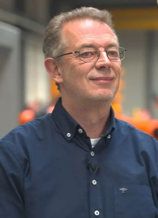 Axel Soyer, CEO of Desimone, a company specialized in manufacturing industrial robots
