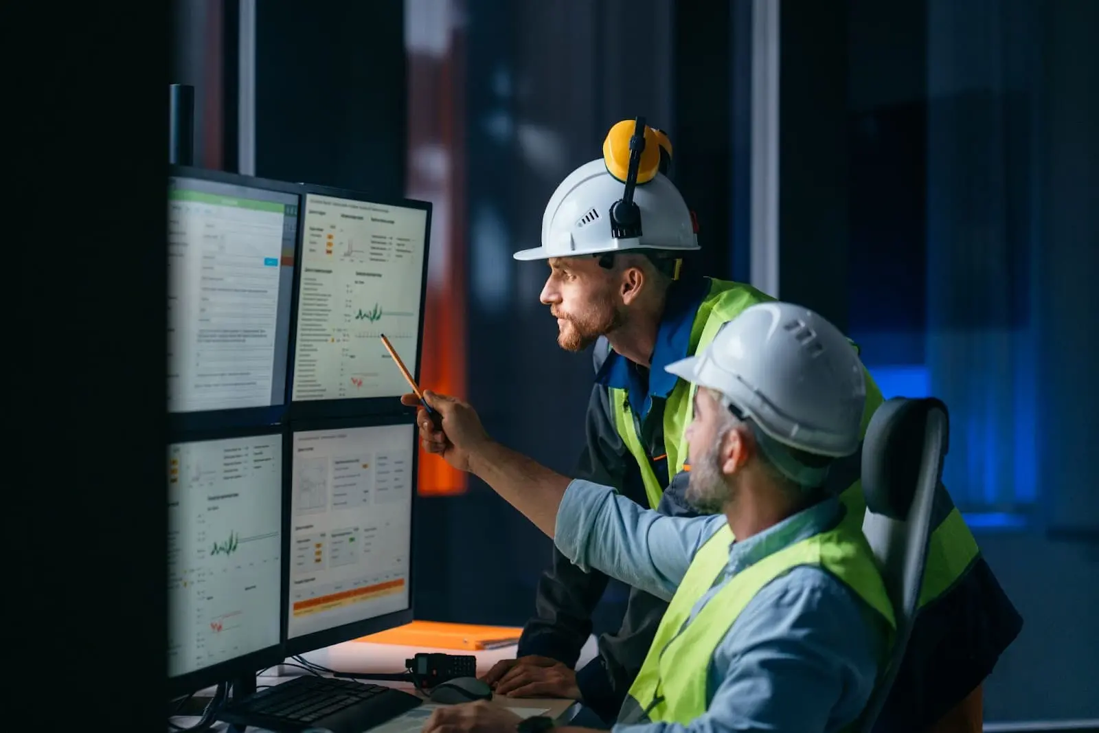 An engineer uses Odoo MRP to plan and optimize production operations.